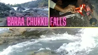 Baraa chukkii falls shivanasamudra trip  and eating fresh fresh.