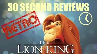 The Lion King Review - Sega Mega Drive/ Genesis/ SNES - 30 Second Reviews