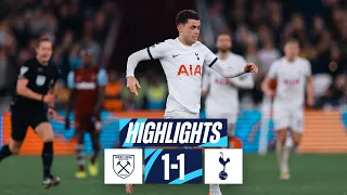 WEST HAM 1-1 TOTTENHAM HOTSPUR // PREMIER LEAGUE HIGHLIGHTS // POINTS SHARED IN EAST LONDON