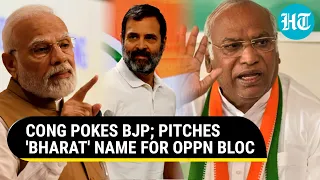 'Mahabharat' Over Bharat: Congress Pricks BJP With New Name For INDIA Alliance | Watch