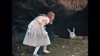 UNIQUE: Alice in Wonderland (1915) in color! [A.I. enhanced & colorized]