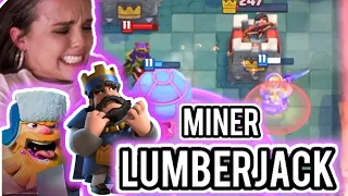 ¡¡EL MEJOR MAZO DE TODO CLASH ROYALE!! LEÑADOR - MINERO🥵💥