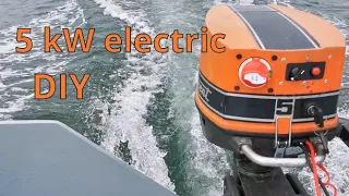 Electric conversion of a Crescent 5 hp outboard