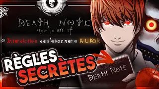 Quelles sont les RÈGLES SECRÈTES du DEATH NOTE ?