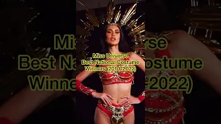 Miss Universe National Costume Winners 2010-2022 #missuniverse #missuniverse2023 #shorts #natcos #mu