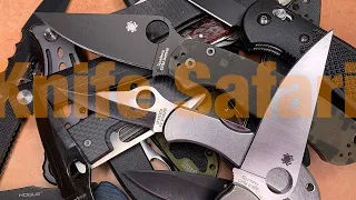 Knife Safari No. 10: What will ~$650 get you in TSA-confiscated knives? #spyderco #benchmade #edc