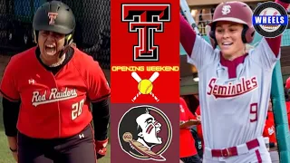 Texas Tech vs #4 Florida State Highlights (AMAZING GAME!) | 2024 College Softball Highlights