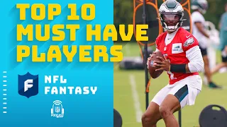 2021 Top 10 Must-Have Fantasy Players