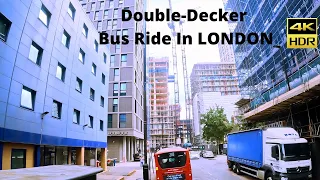 Double Decker bus 266 From Acton to Bren Cross Shopping Centre Bus Station , Great Upper deck views.