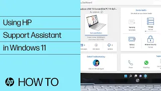 Using HP Support Assistant in Windows 11 | HP Computer Service | HP Support