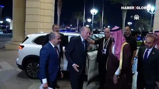 Muhammed bin Selman Kendisine Hediye Edilen TOGG ile Cumhurbaşkanı Erdoğan’ı Oteline Bıraktı