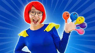 Balloon Finger Family | Hokie Pokie Kids Videos