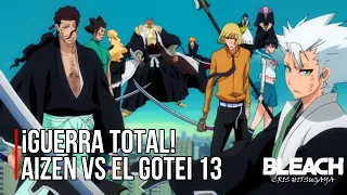 ¡GUERRA TOTAL! | AIZEN vs EL GOTEI 13 | Español Latino