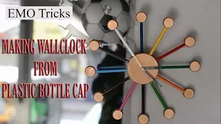 DIY || WALL CLOCK WITH PLASTIC BOTTLE COVER