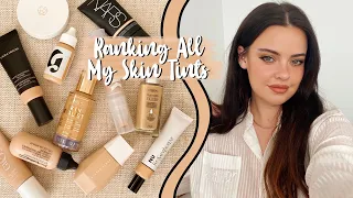 Ranking ALL My Skin Tints!⎢Julia Adams