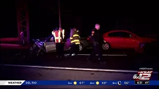 Good Samaritan hit while attempting to help multi-car crash