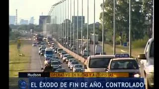 Éxodo turístico de fin de año - Telefe Noticias