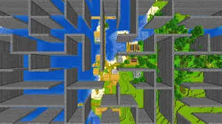 Minecraft MAS o mundo é um LABIRINTO 😵