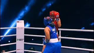 Semifinals (W+81kg) KAVALEVA Katsiaryna (BLR ) vs PERKINS Danielle (USA) / AIBA WWCHs Ulan Ude 2019