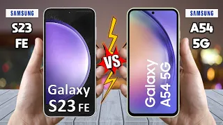 Samsung S23 FE Vs Samsung Galaxy A54 - Full Comparison 🔥 Techvs