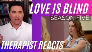 Love Is Blind - Season 5 - #10 - (Izzy Dumps Johnie) - Therapist Reacts