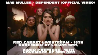 Mae Muller - dependent (Official Video) red carpet #livestream