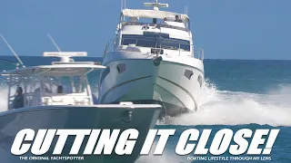 OVERTAKEN AT THE LAST SECOND! BOATS AND YACHTS RUNNING HOT AT HAULOVER INLET! | YACHTSPOTTER