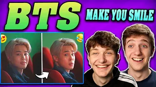 BTS knows how to make YOU smile REACTION!! :)