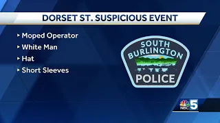 South Burlington Police investigating after woman reports being followed