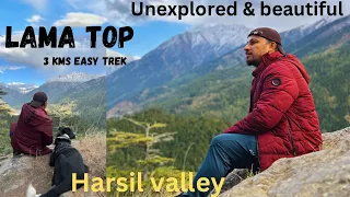 Lama Top Harsil || Harshil valley || 3 kms easy trek || Uttarkashi