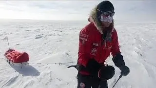 Британский принц Гарри покоряет Южный полюс.