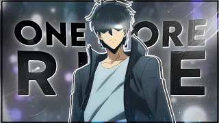 One More Ride | Sung Jin Woo "Solo Leveling" [AMV/Edit] !