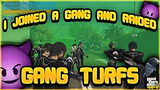 I JOINED THIS GANG AND RAIDED GANG TURFS WITH AIMBOT (GTA 5 RP)