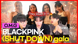 BLACKPINK - "Shut Down" In Le Gala des Pièces Jaunes [KOREAN REACTION] 🔥😳