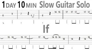 Bread - If (Slow) Guitar Solo Tab+BackingTrack