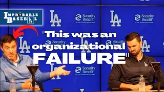 Failure? Andrew Friedman Full Press Conference Today on Dodgers elimination from postseason #dodgers