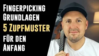 Fingerpicking Gitarre Anfänger  - Gitarre zupfen lernen