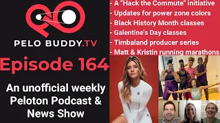 Pelo Buddy TV 164 - Peloton Hack the Commute, Power Zone Updates, Galentine's Day, Timbaland & more
