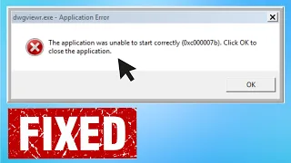 How To Solve This Application Was Unable To Start Correctly in 2024