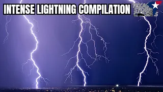 Intense Lightning Compilation • Texas Storm Chasers