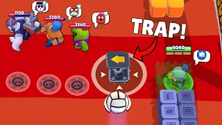 5000 IQ TRAP! Brawl Stars Funny Moments & Glitches & Fails #485