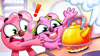 The Cooker's Really Dangerous! Song 🥘🫖 | Safety Kids Songs And Nursery Rhymes by Baby Zoo 😻🐨🐰🦁