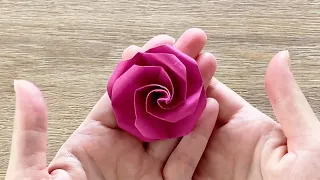 Easy Origami Rose / Origami Flower