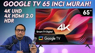 Google TV Layar Besar 65" yang Berkelas Tapi Murah: Review SPC ST65