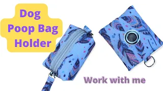 Work with me, making some new products for my Etsy shop/Small business/Dog poop bag holder/ASMR