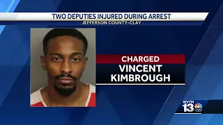 Two deputies injured during arrest in Clay