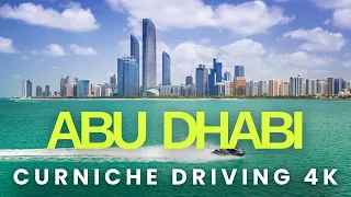 Abu Dhabi corniche driving 4K