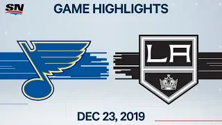 NHL Highlights | Blues at Kings, Dec 23rd, 2019