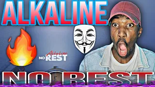 Alkaline - No Rest ( Official Visualizer ) Reaction ⏱️