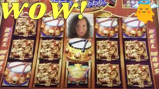 5 DRUM TRIGGER DANCING DRUMS EXPLOSION Slot Machine! Gold DOGS!! BONUSES & POT! Up to $5.88 Bets!